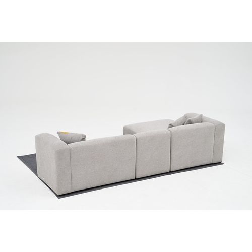 Atelier Del Sofa Kutna garnitura, Linden Mini Left - Light Grey slika 6