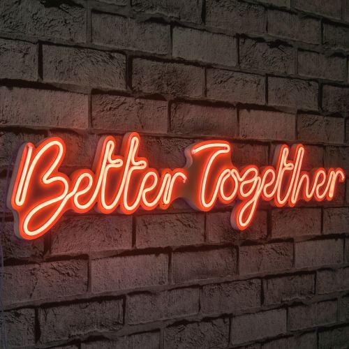 Wallity Ukrasna plastična LED rasvjeta, Better Together - Red slika 9