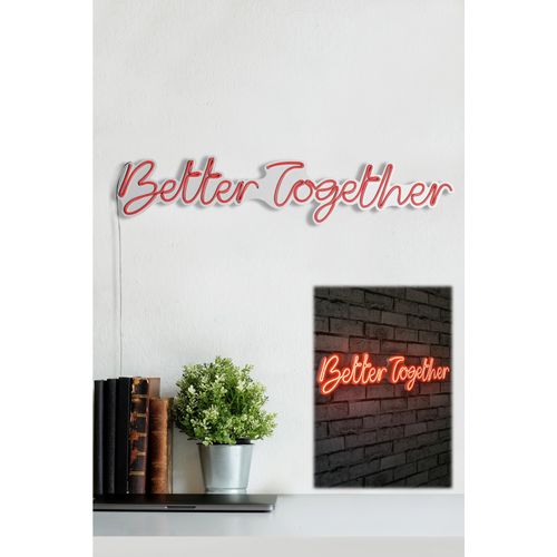 Wallity Better Together - Crvena Dekorativna Plastična LED Rasveta slika 3