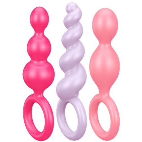 Satisfyer Booty Call butt plug komplet u boji slika 2