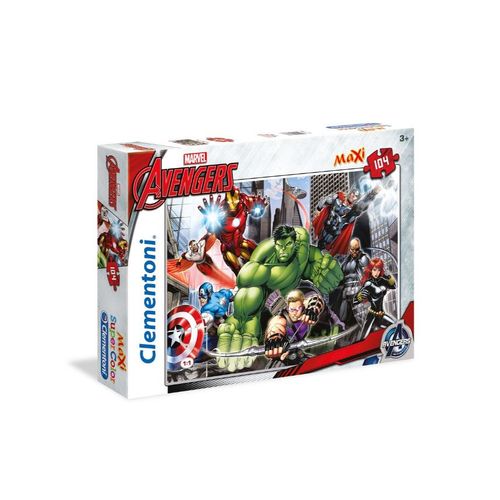 Clementoni Puzzle 104 Maxi The Avengers slika 1