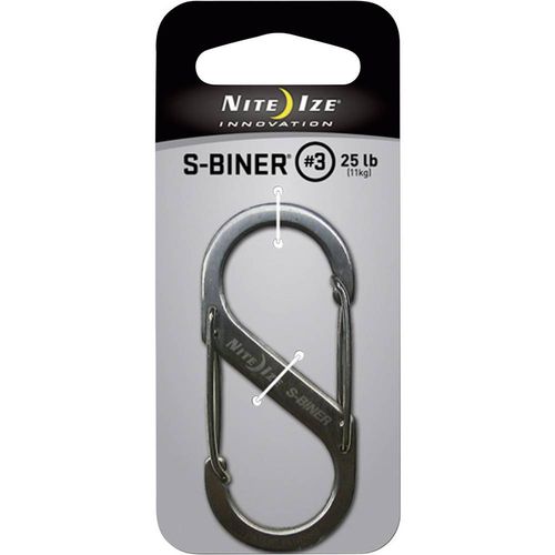 NITE Ize NI-SB3-03-11 karabiner  S-Biner Gr. 3  67 mm x 29 mm  1 St. slika 1