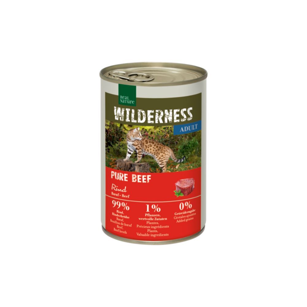 Real Nature Cat Adult 99% govedina 400 g slika 1