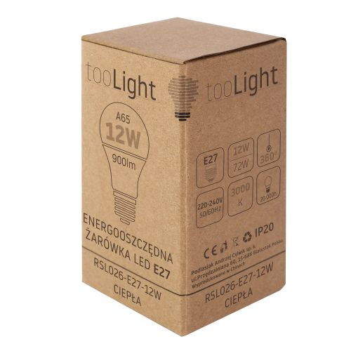 Żarówka LED RSL026 E27 12W Warm slika 13