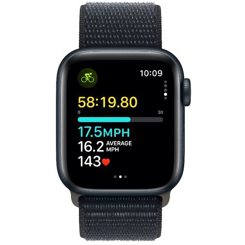 Apple Watch SE 3 GPS (MRE03SE/A) 40mm Midnight with Midnight Sport Loop pametni sat slika 6