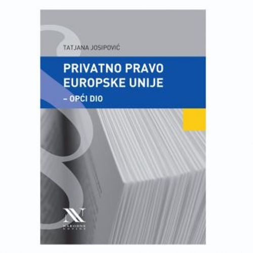 Privatno pravo Europske unije - Opći dio slika 1