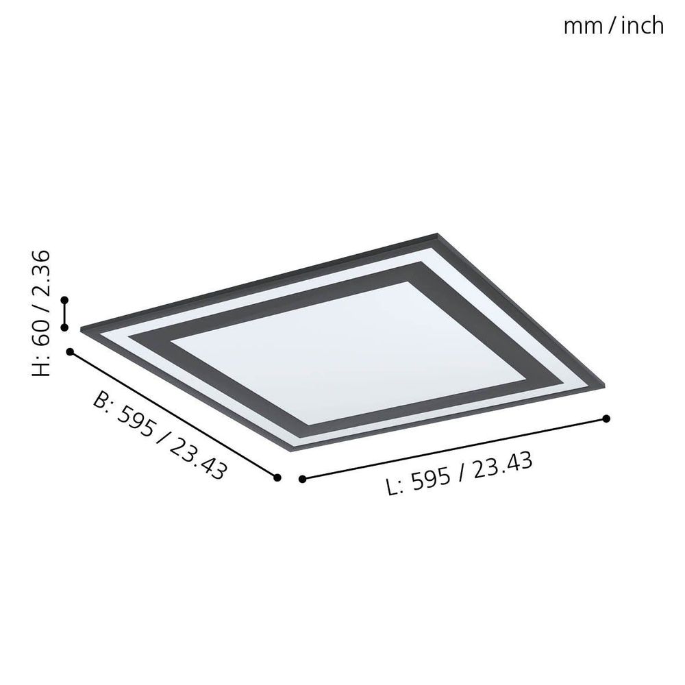 SAVATARILA Stropna Rasvjeta - LED Panel 595x595 slika 2