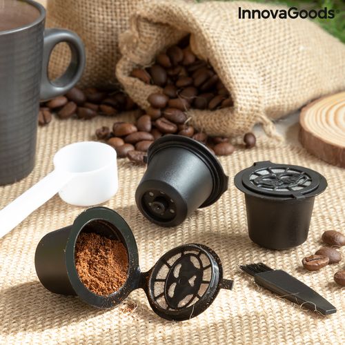Set od 3 kapsule za kavu za višekratnu upotrebu Recoff InnovaGoods (za Nespresso aparate) slika 1