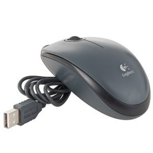 Logitech M90 Wired Optical Mouse, USB, Gray slika 2