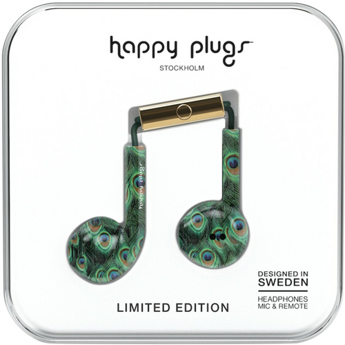 Happy Plugs, Earbud Plus slušalice, Peacock slika 1