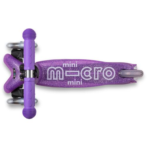 Micro Romobil Mini Deluxe Fairy Glitter LED, Purple slika 2