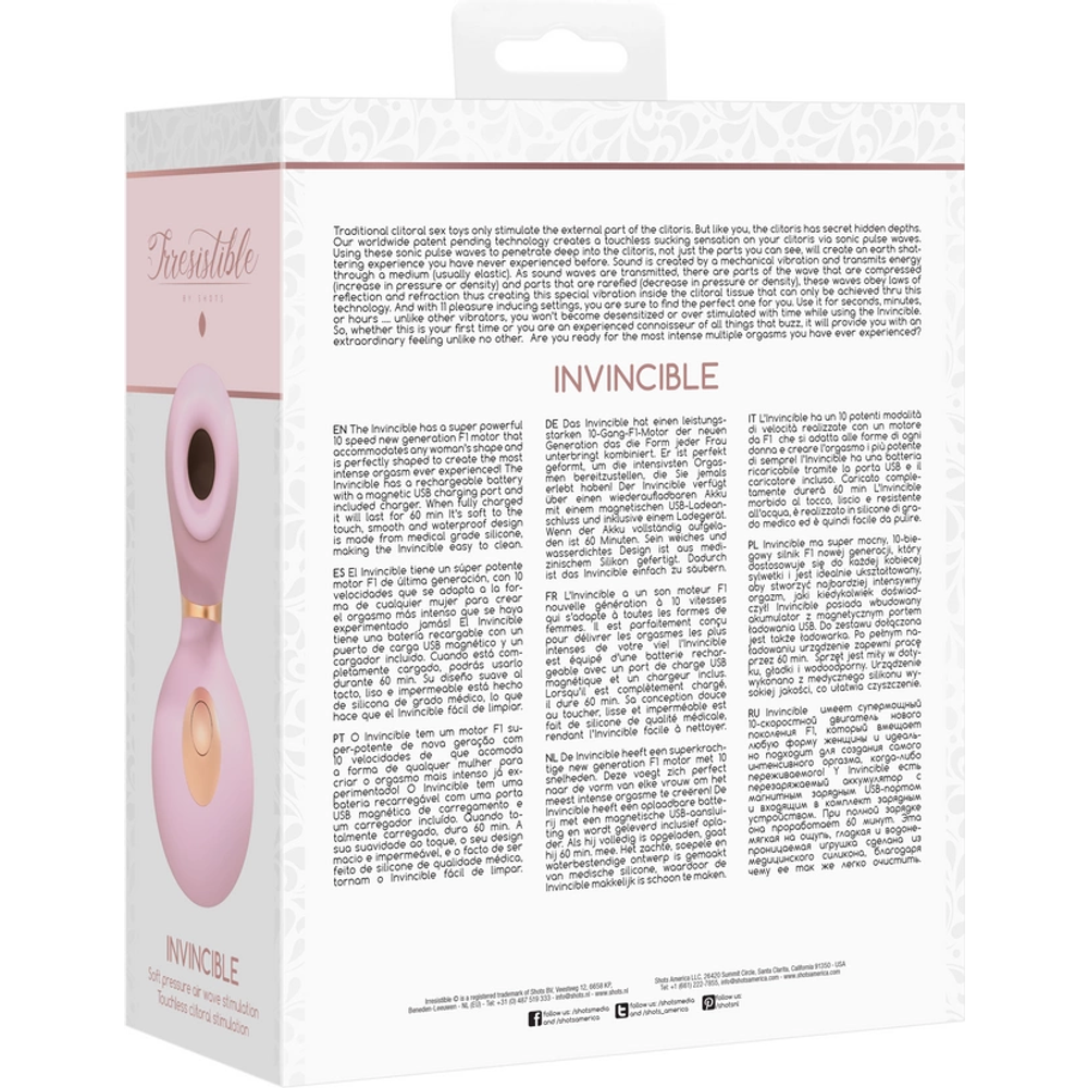 Irresistible by Shots Invincible - zračni pulsni vibrator slika 3