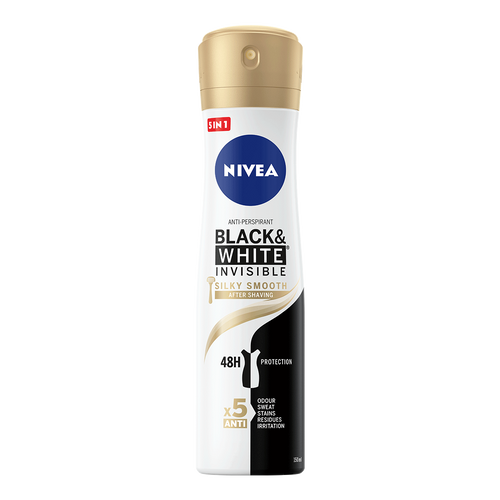 NIVEA Black&White Invisibe Silky Smooth dezodorans u spreju 150ml slika 1