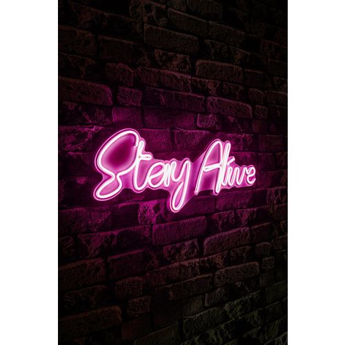 Wallity Zidna LED dekoracija, Stay Alive - Pink slika 3