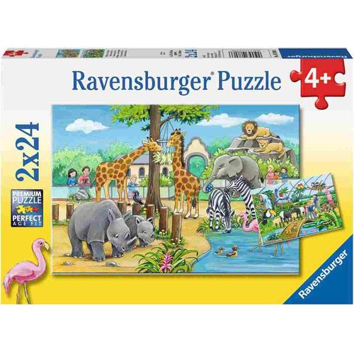 Ravensburger Puzzle Zoo 2x24kom slika 1
