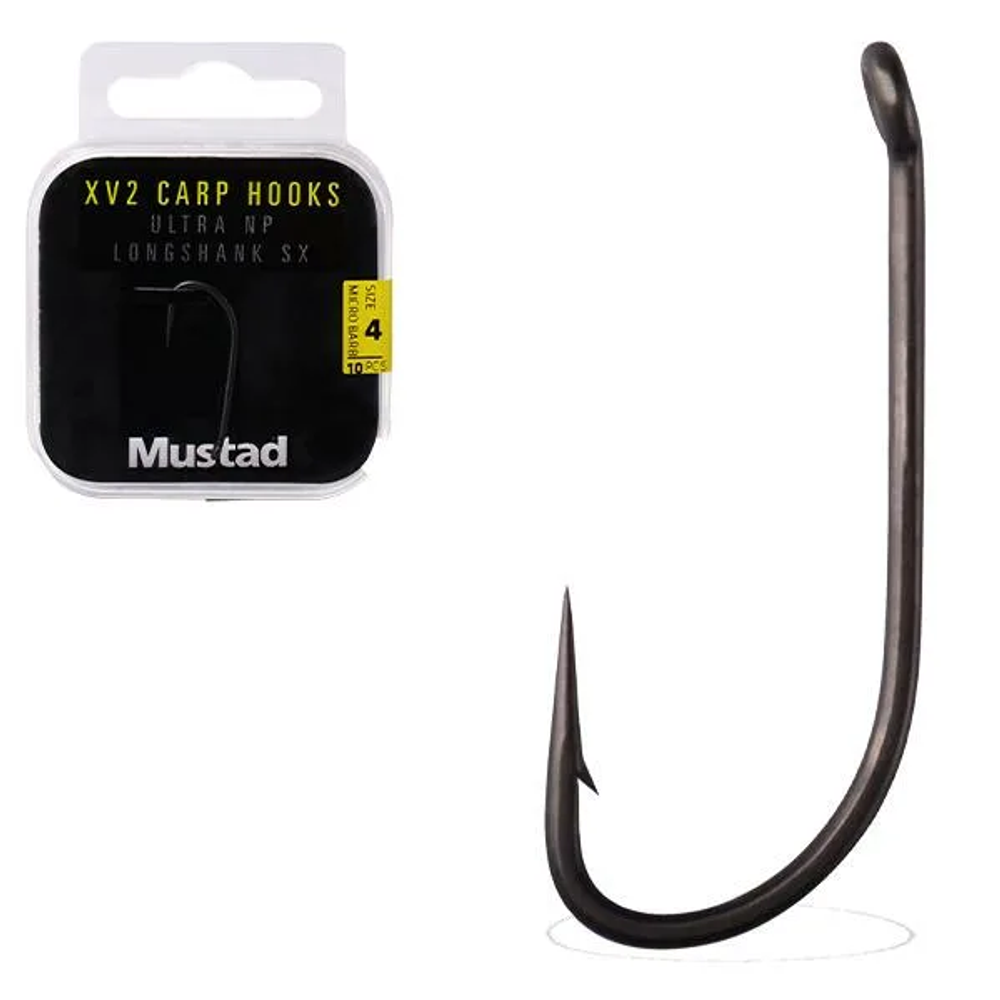 Mustad udica 60558-TX Longshank #4 šaranska udica slika 1