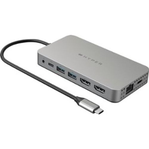 HyperDrive, CHROME 5 u 1 USB-C HUB, sivi slika 3