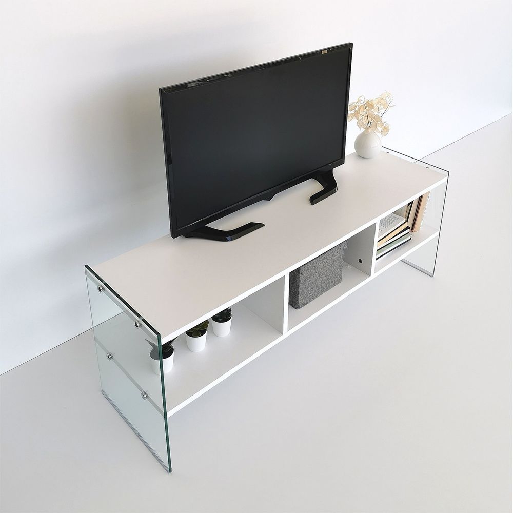 Bijeli TV stalak TV400 slika 2