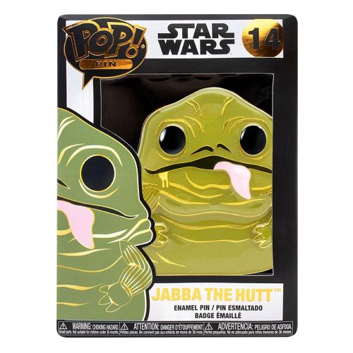 Funko Pop Star Wars Jabba the Hutt Veliki Emajlirani Bedž 10cm slika 9