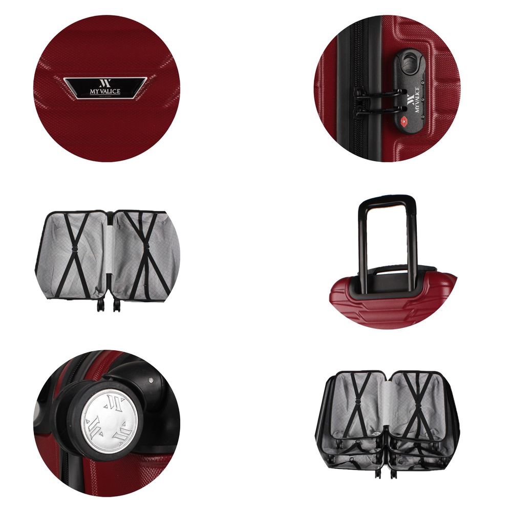 6025 Claret Red Kofer slika 4