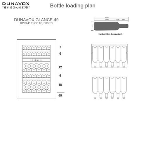 DVN-44.120DB.TO DUNAVOX vinska vitrina slika 5