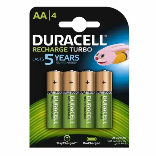 Duracell AA 2500mAh 4/1 pak Punjiva baterija  slika 1