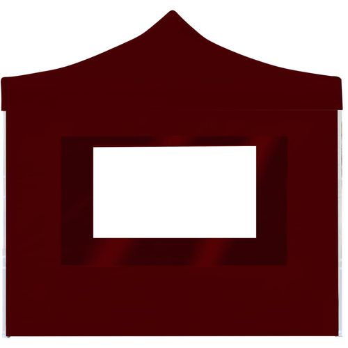 Profesionalni sklopivi šator za zabave 3 x 3 m crvena boja vina slika 29