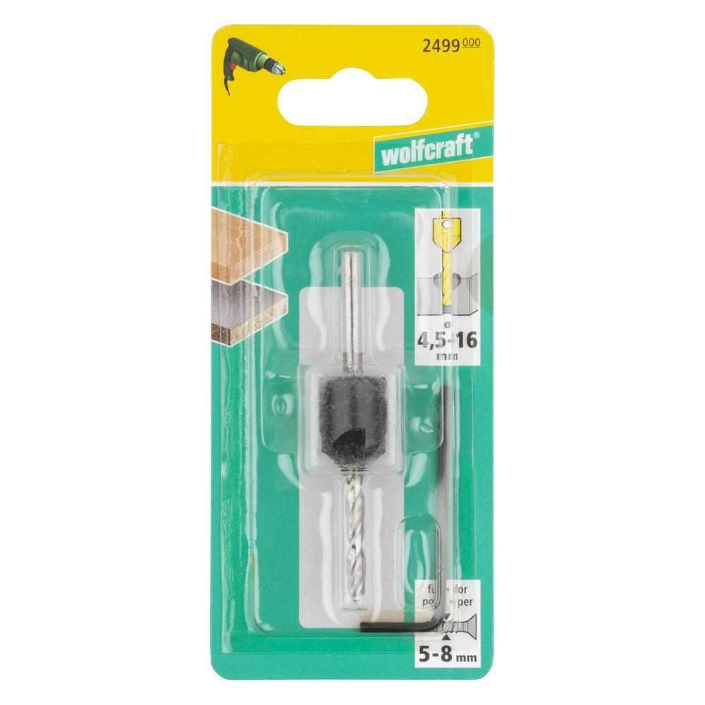 Wolfcraft Svrdlo Za Predbušenje Sa Upuštačem fi 4,5 / 16 mm - 2499000 slika 4