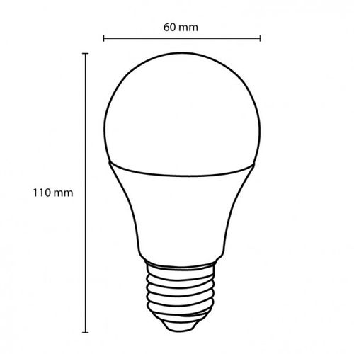 x-LED sijalica 6W 5000K klasik hladno bela LS-A60-CW-E27/6 slika 2