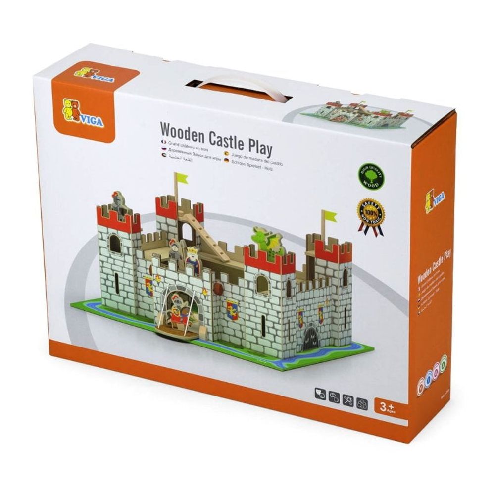 Viga Wooden Castle Play - Drveni dvorac slika 1