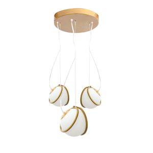 Lampa APP1088-1CP GOLD WHITE