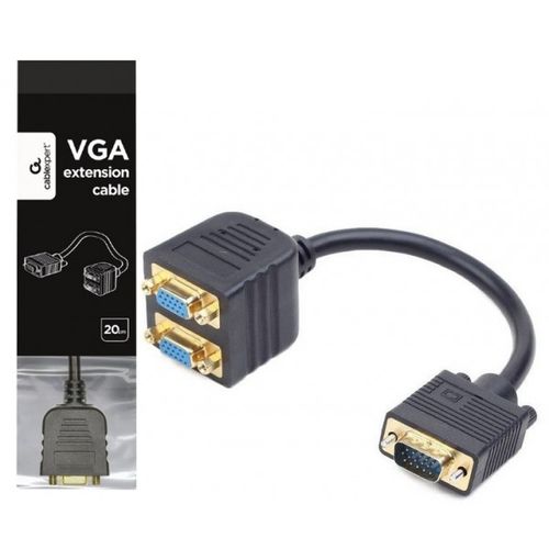 CC-VGAX2-20CM Gembird VGA splitter kabl 20cm slika 1