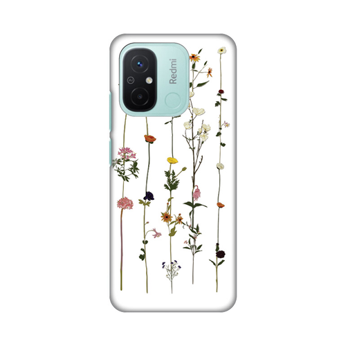 Torbica Silikonska Print Skin za Xiaomi Redmi 12C Flower slika 1