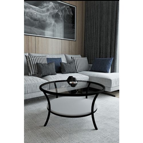 Lotus - Transparent, White v2 Transparent
White Coffee Table slika 1