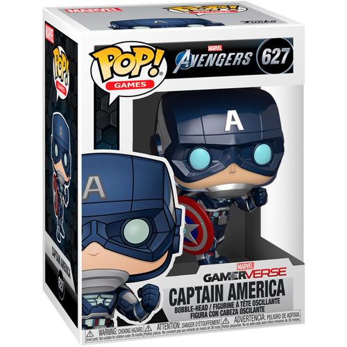 POP figure Marvel Avengers Game Captain America Stark Tech Suit slika 3
