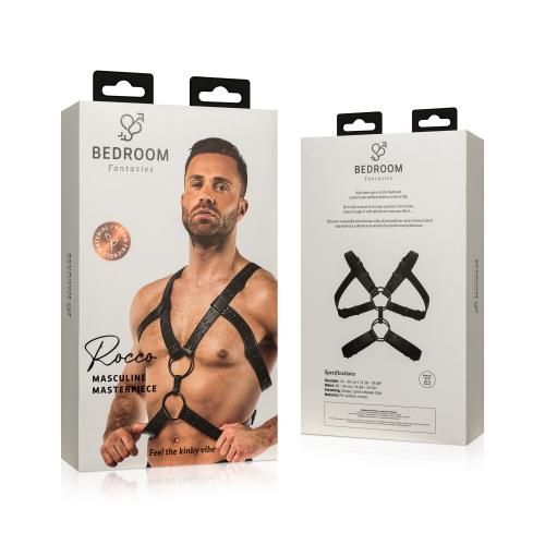 Rocco Bondage Harness - Black slika 4