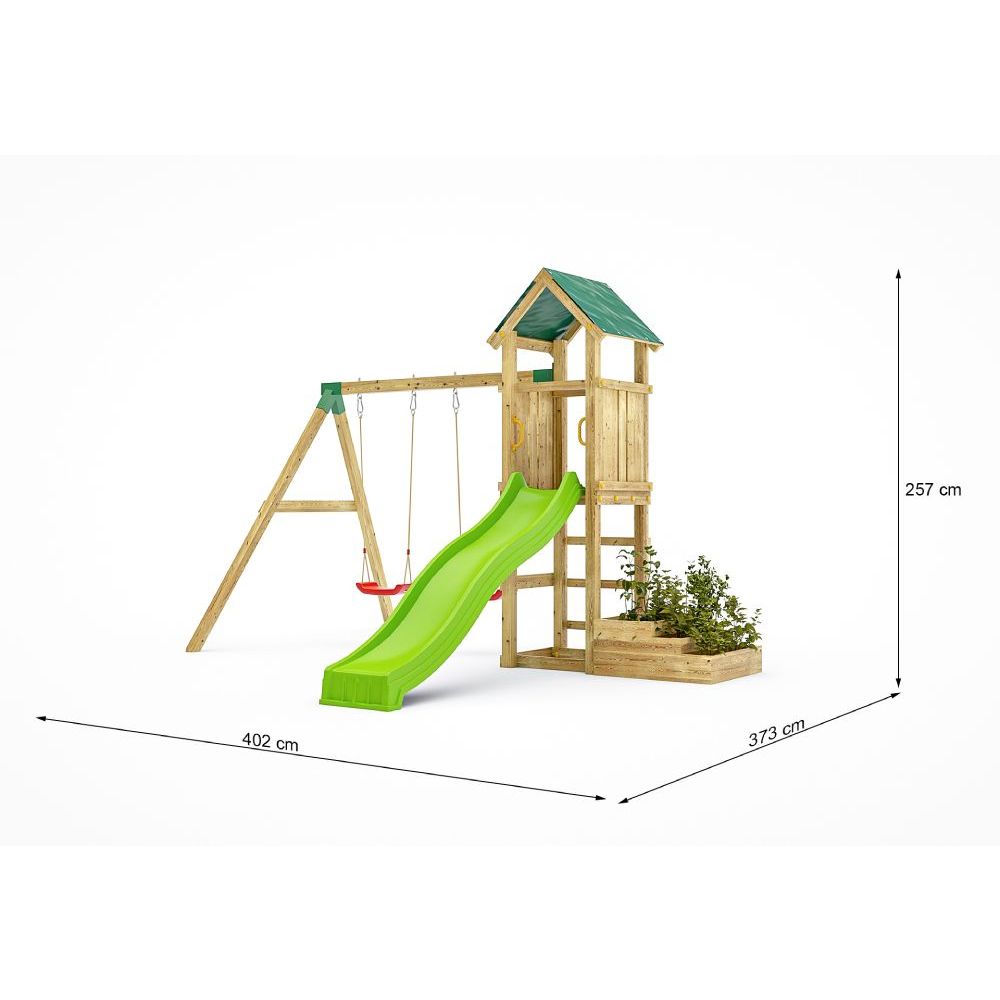 Fungoo Set GREEN SPACE - Drveno dječije igralište slika 6