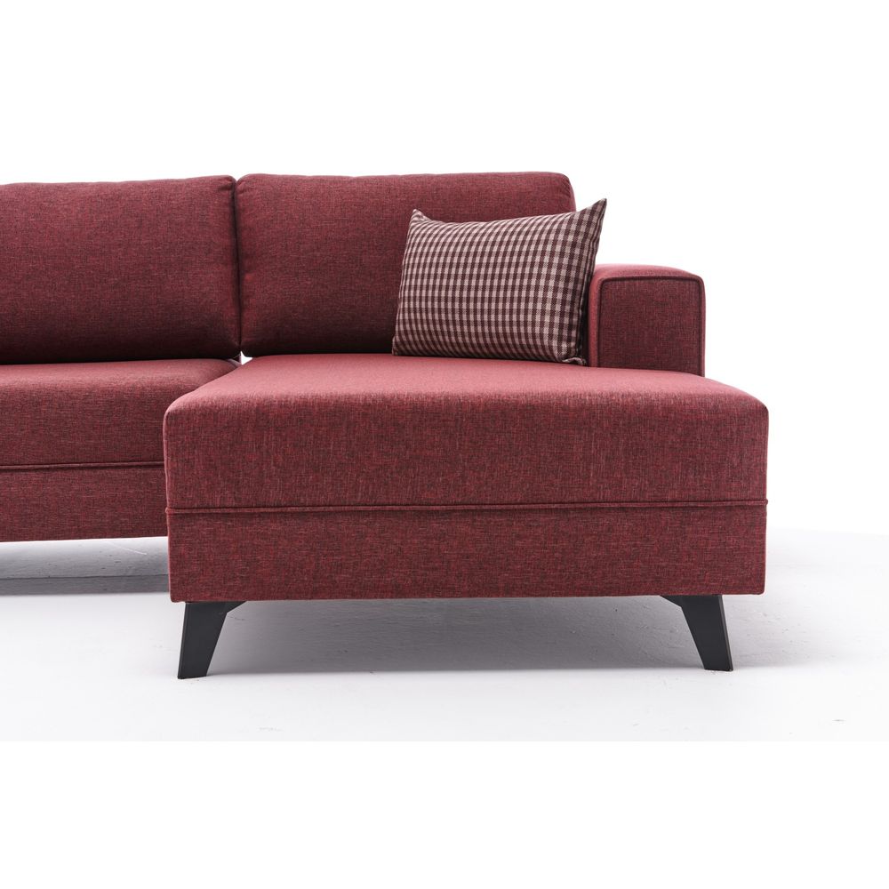 Efsun - Kamen Crveni Ugaoni Sofa-Krevet slika 7