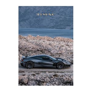 Bilježnica A4 40 listova karo automobili Rimac - SORTO ARTIKL