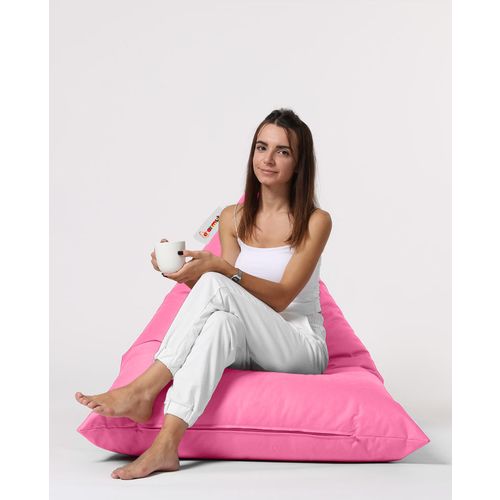Atelier Del Sofa Pyramid Big Bed Pouf - Pink Pink Garden Bean Bag slika 7
