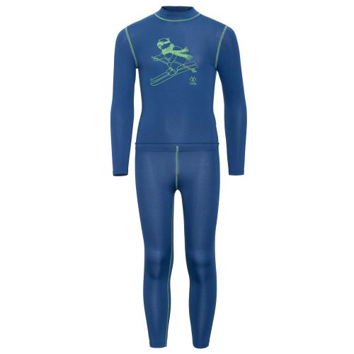 Dečiji aktivni veš WARM Base Layer Set - ZELENA slika 1