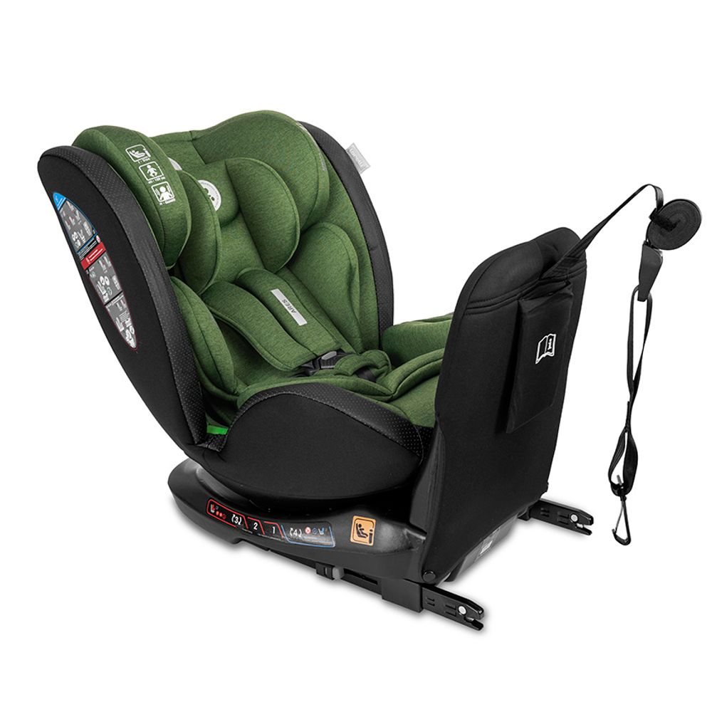 Lorelli Rotirajuća autosjedalica Ares i-Size 40-150 cm 360 Isofix sa Anti-Rebound štitnikom, Green slika 3