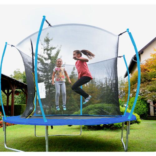 Trampolin Legoni Space sa zaštitnom mrežom, 366 cm, plavi slika 2