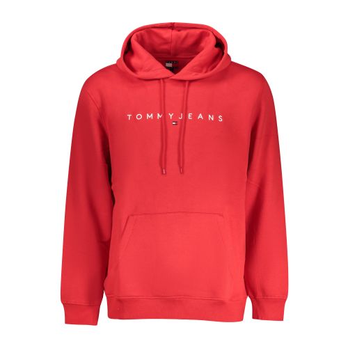 TOMMY HILFIGER RED MEN'S ZIP-UP SWEATSHIRT slika 1