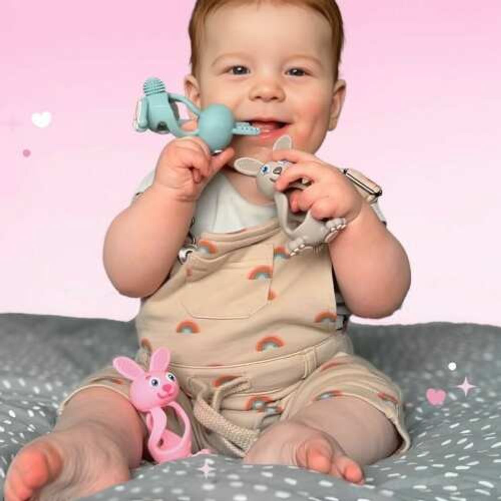 Brush-Baby Glodalica Bobbie Bunny 3D - Cappuccino slika 15