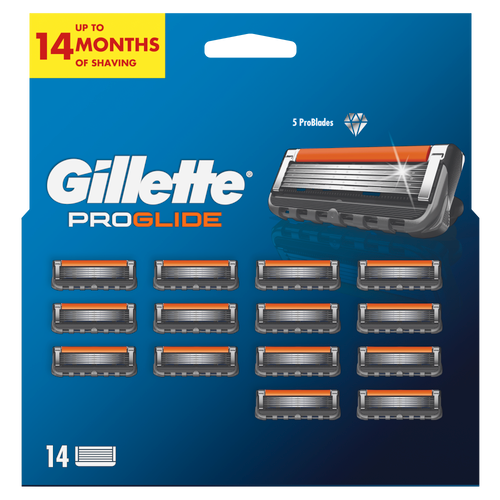 Gillette ProGlide zamjenske britvice za muškarce, 14 komada slika 1