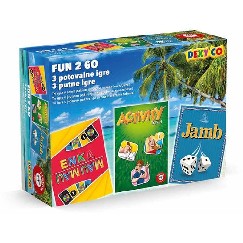 Piatnik Fun 2 GO set od 3 putene igre slika 1