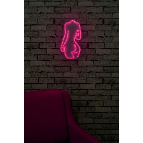 Wallity Ukrasna plastična LED rasvjeta, Sexy Woman - Pink slika 3