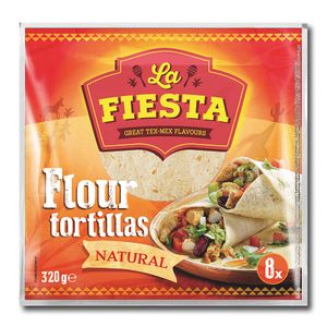 LA FIESTA flour tortilla 320g 8x20cm