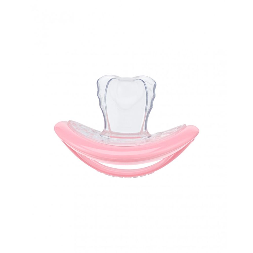 Curaprox Baby Ortodontska duda varalica V1 7-18mj (7-10kg) - Single Roza slika 2
